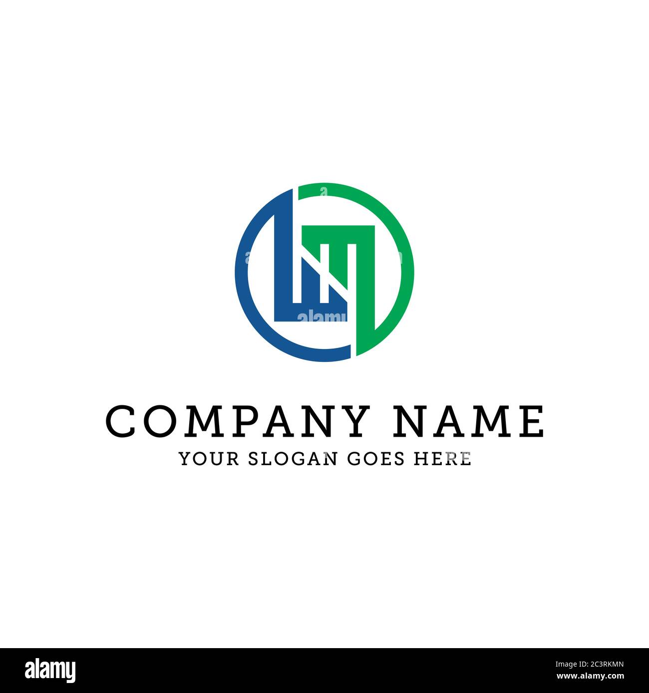 CERCLE logo WM illustration, il est bon pour votre entreprise, entreprise Illustration de Vecteur