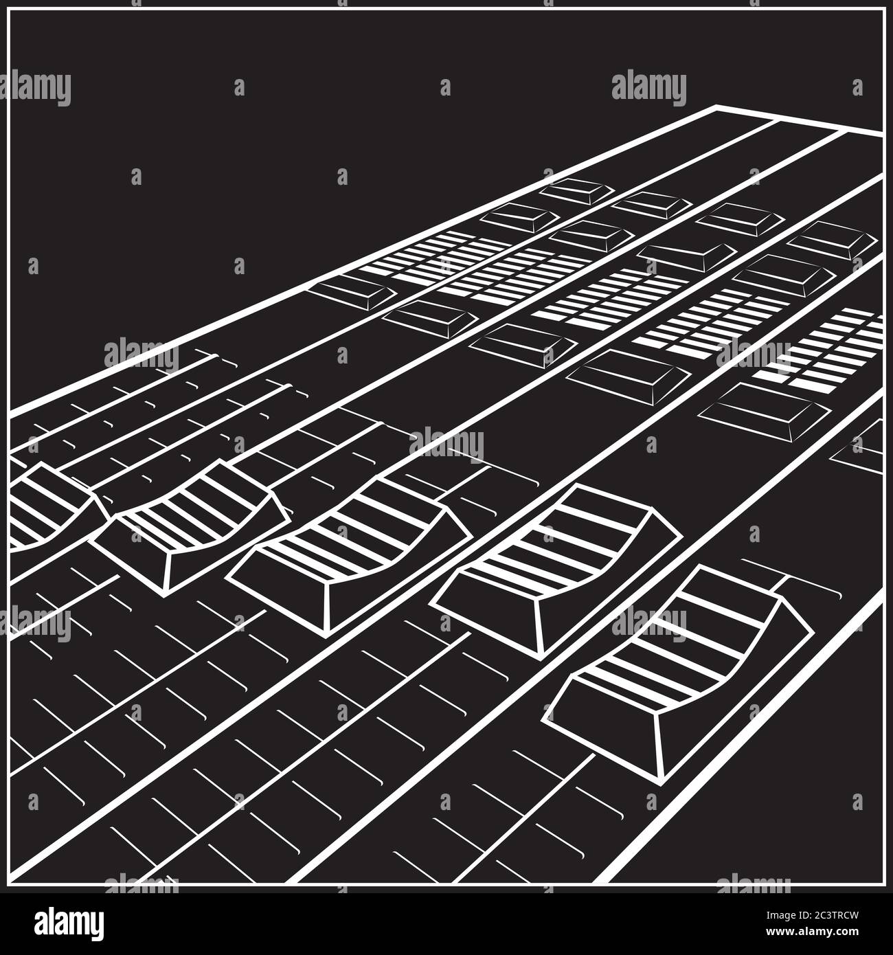 Illustration stylisée sur le thème de l'équipement de studio. Console de montage pour mixage vidéo ou audio Illustration de Vecteur
