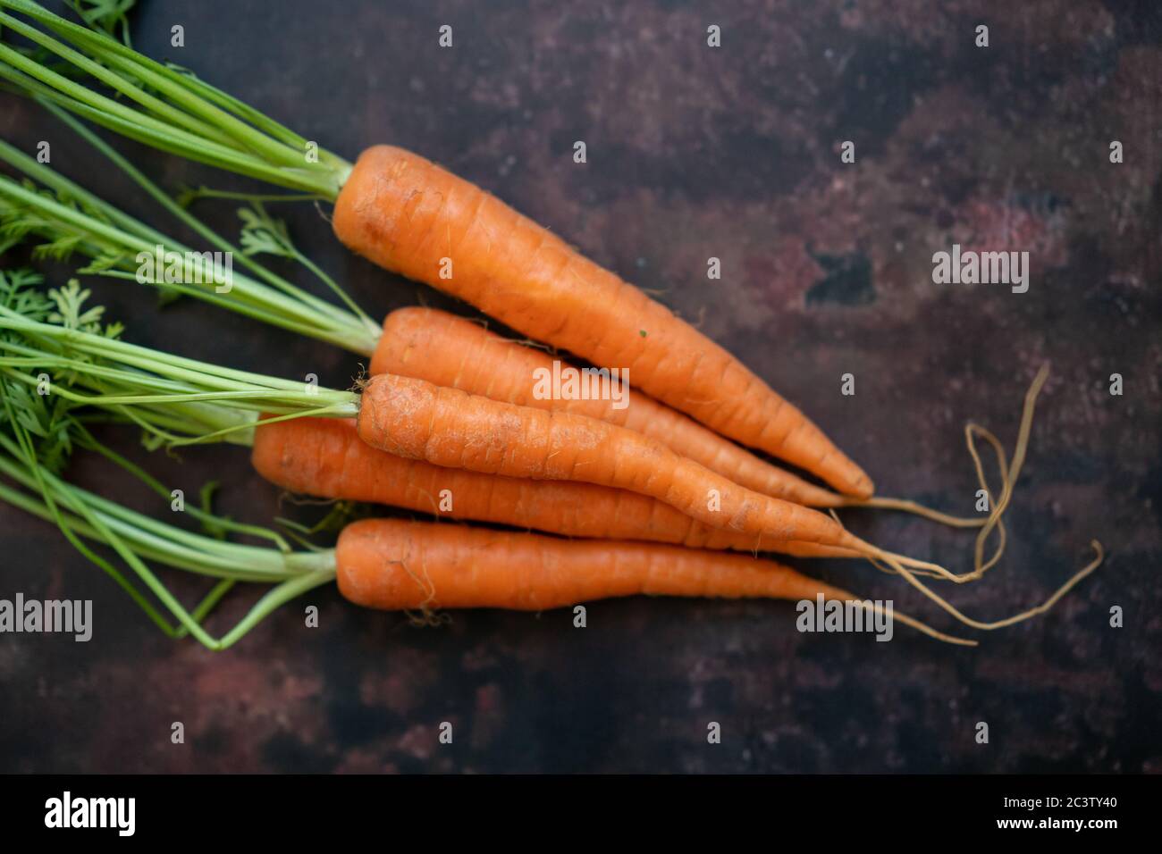 Un tas de carottes Banque D'Images