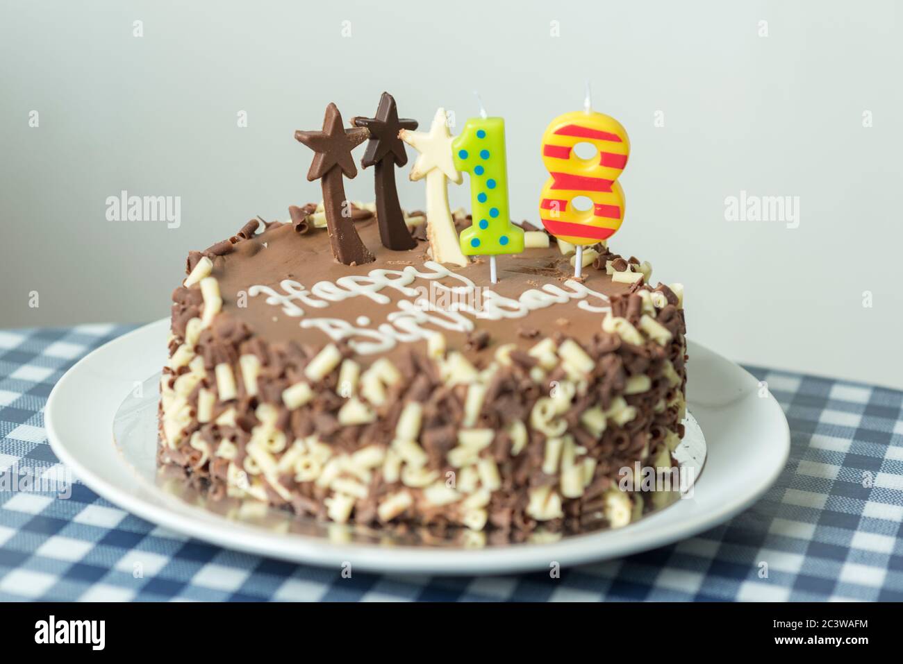 Gâteau d’anniversaire Banque D'Images