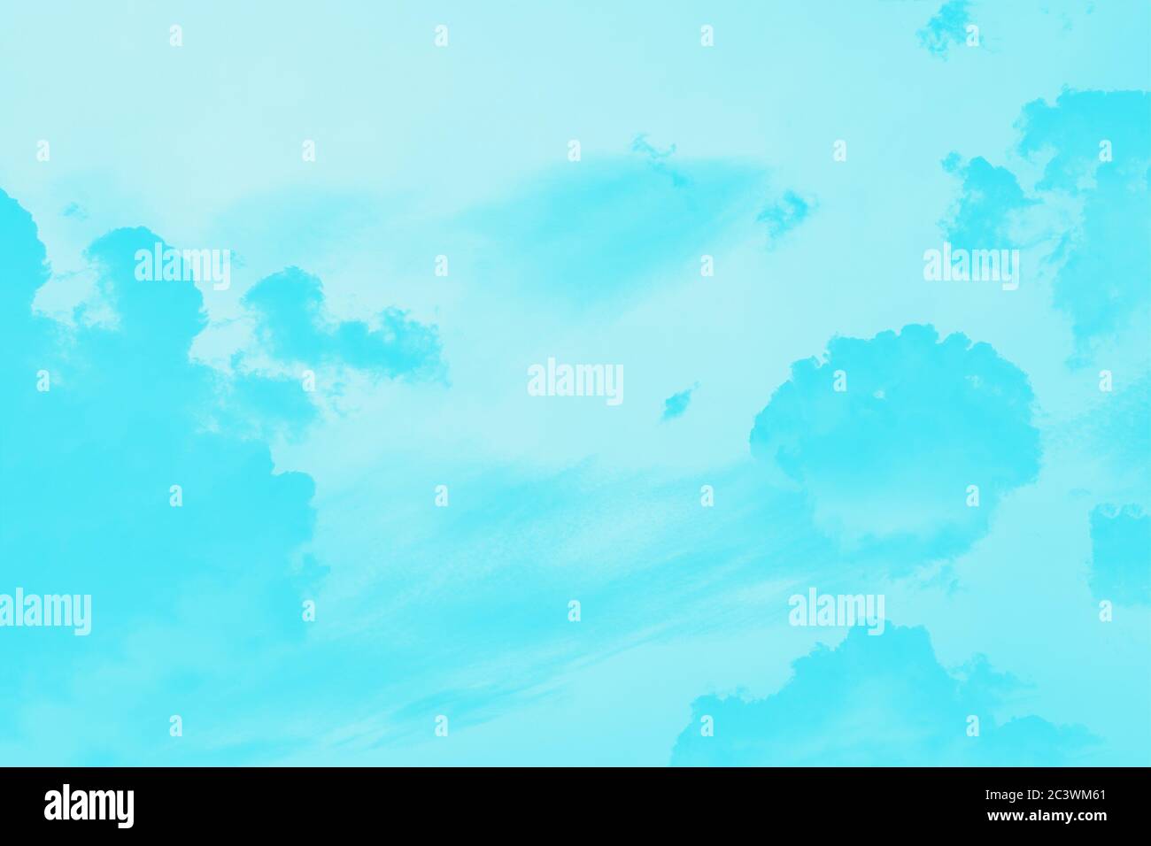 Résumé bleu-vert bleu-vert bleu ciel dégradé Banque D'Images