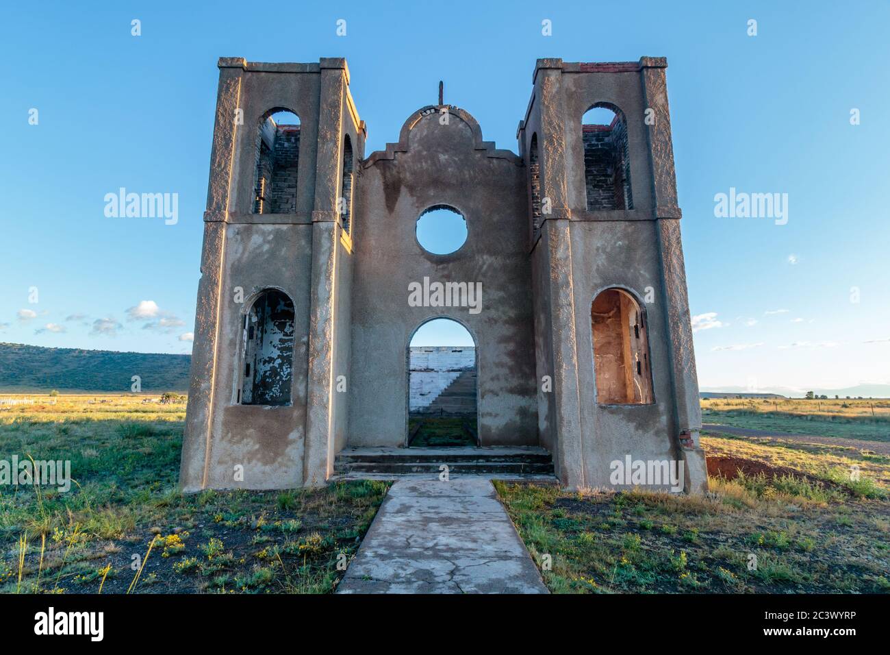 Ancienne église d'Antonito Colorado Banque D'Images