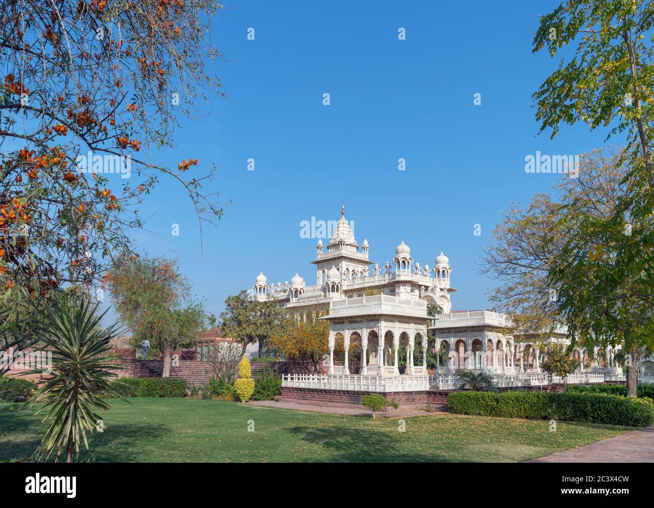 Jaswant Thada, cénotaphe juste à l'extérieur de la ville de Jodhpur, Rajasthan, Inde Banque D'Images