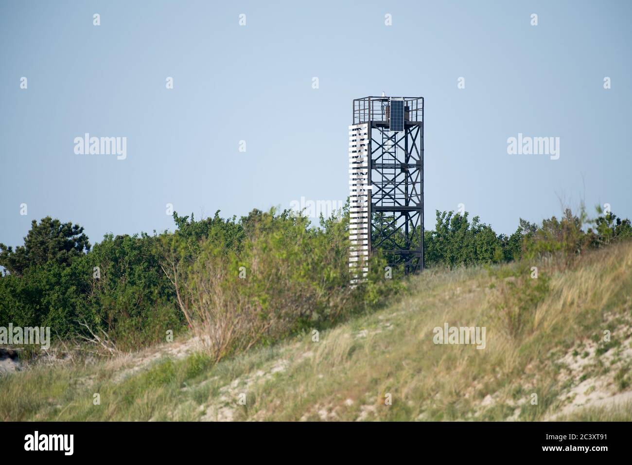 Frontière entre la Pologne et la Russie et frontière entre l'UE et la Russie (avec l'oblast de Kaliningrad) à Piaski, en Pologne. 12 juin 2020 © Wojciech Strozyk / Alamy stock photo *** Loca Banque D'Images