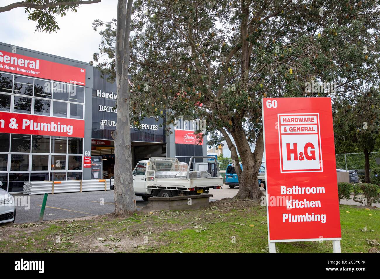 Quincaillerie et fournitures générales de construction et de plomberie, Sydney, Australie utilisé par les commerçants et les propriétaires pour les fournitures Banque D'Images