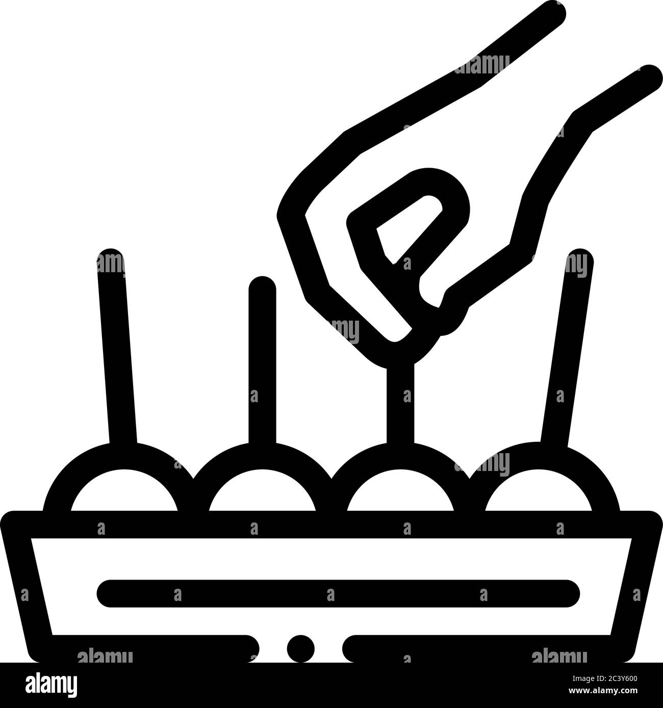 illustration vectorielle de l'icône de prise de nourriture Illustration de Vecteur