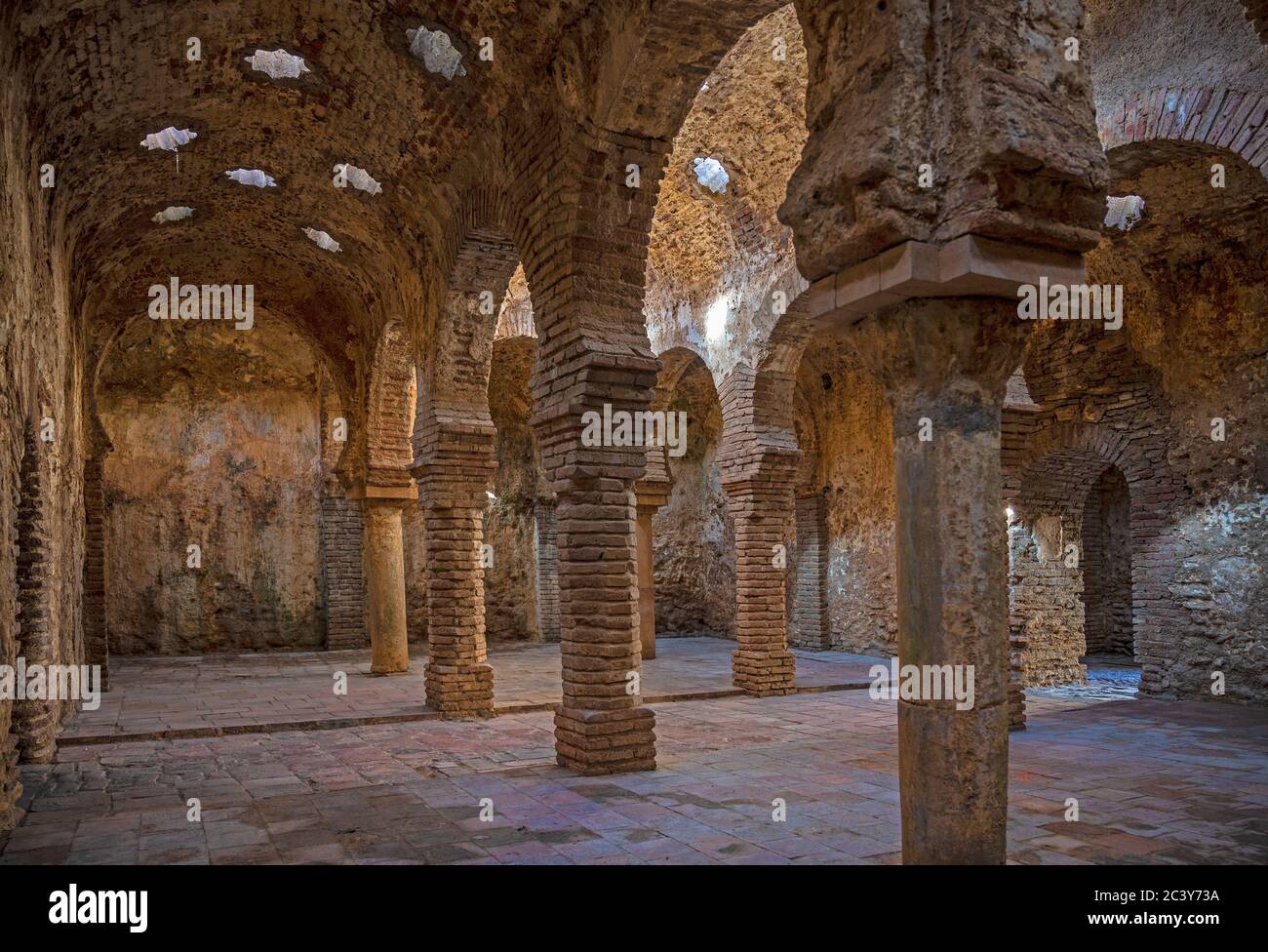 VOYAGE - HISTOIRE - BAINS ARABES, RONDA, MALAGA, ESPAGNE Banque D'Images