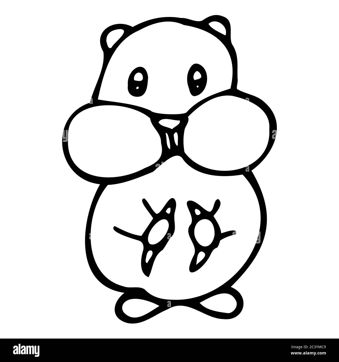 Dessin De Hamster Trop Mignon Dessin de hamster Banque de photographies et d'images à haute résolution -  Alamy