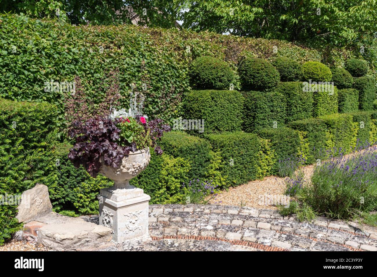 Kathy Brown's Garden, Stevington, Bedfordshire, Royaume-Uni Banque D'Images