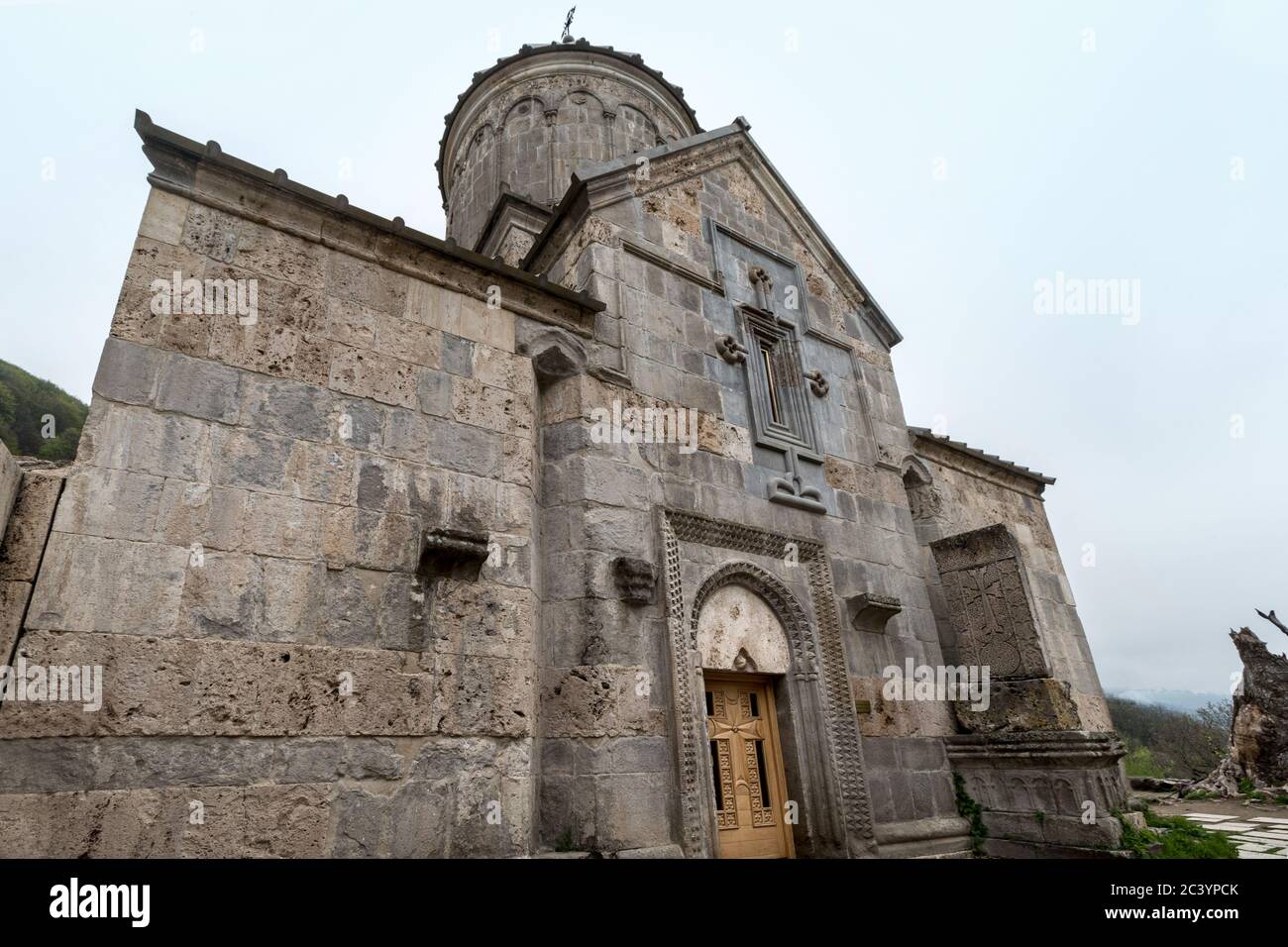 Église Saint-Astvatsatsin (Sainte mère de Dieu) Église, XIC., Monastère de Haghartsin le Canyon de la rivière Hagartsin, Dilijan, province de Tavush, Arménie Banque D'Images