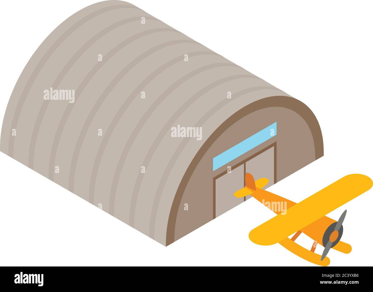Icône de plan de mer rétro, style isométrique Illustration de Vecteur