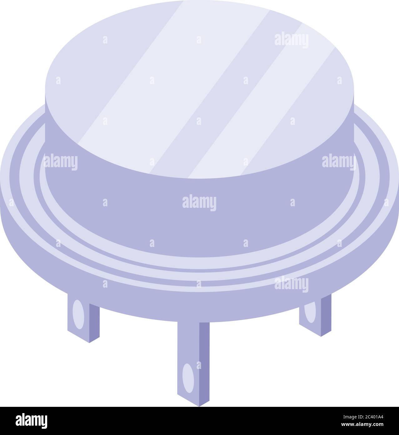 Icône de soudure audio, style isométrique Illustration de Vecteur