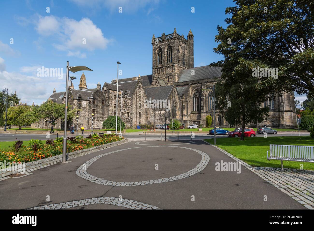L'Abbaye de Paisley, Renfrewshire, Scotland, UK Banque D'Images
