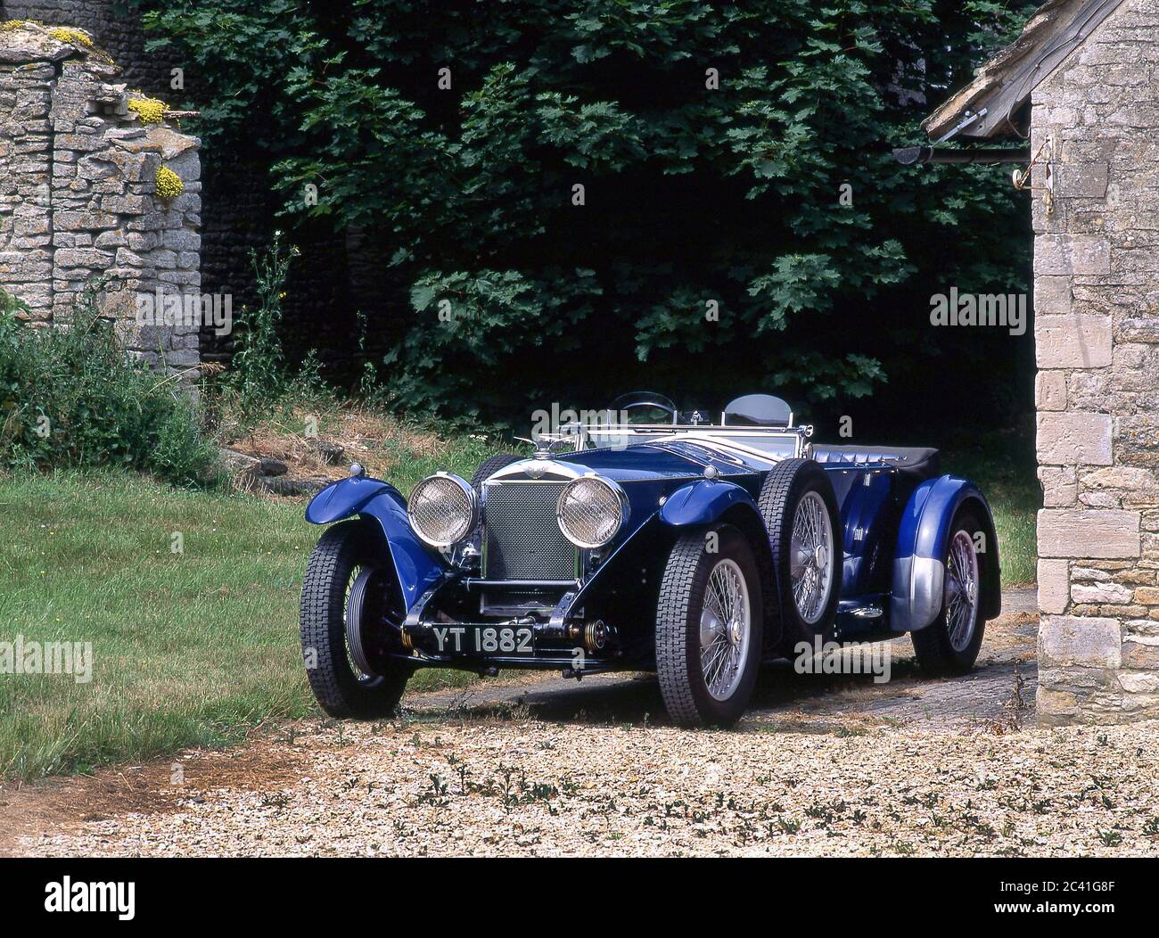 Invicta 4 1/2 litres Low Chassis Type S. Body par Carbodies des années 1930. Banque D'Images