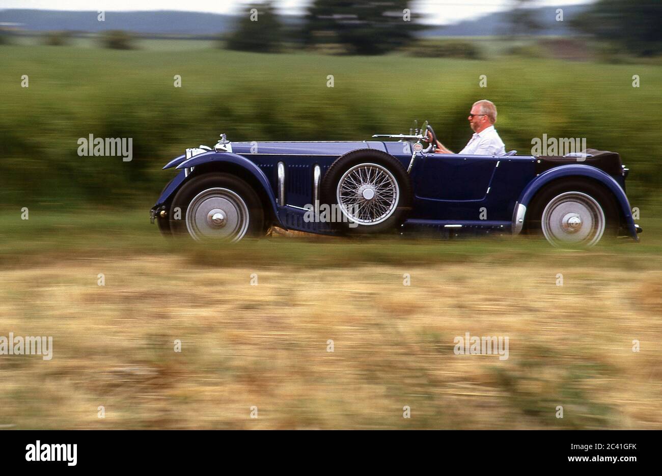 Invicta S 4 1/2 litres Low Chassis Type S. Body par Carbodies des années 1930. Banque D'Images