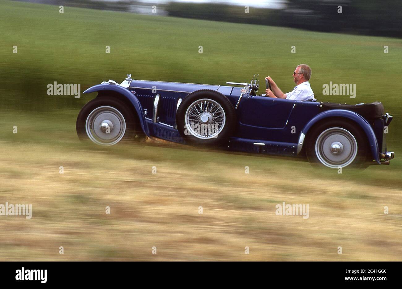 Invicta S 4 1/2 litres Low Chassis Type S. Body par Carbodies des années 1930. Banque D'Images