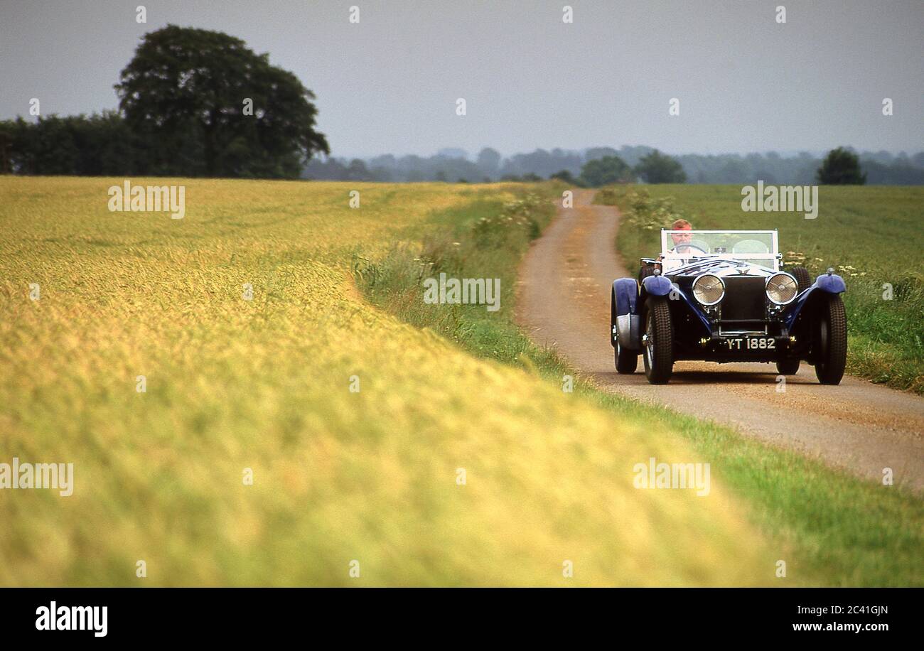 Invicta S 4 1/2 litres Low Chassis Type S. Body par Carbodies des années 1930. Banque D'Images