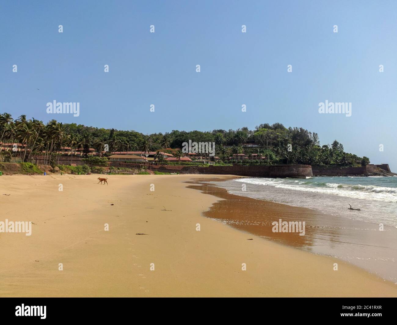 Plages vides en écluse. Banque D'Images