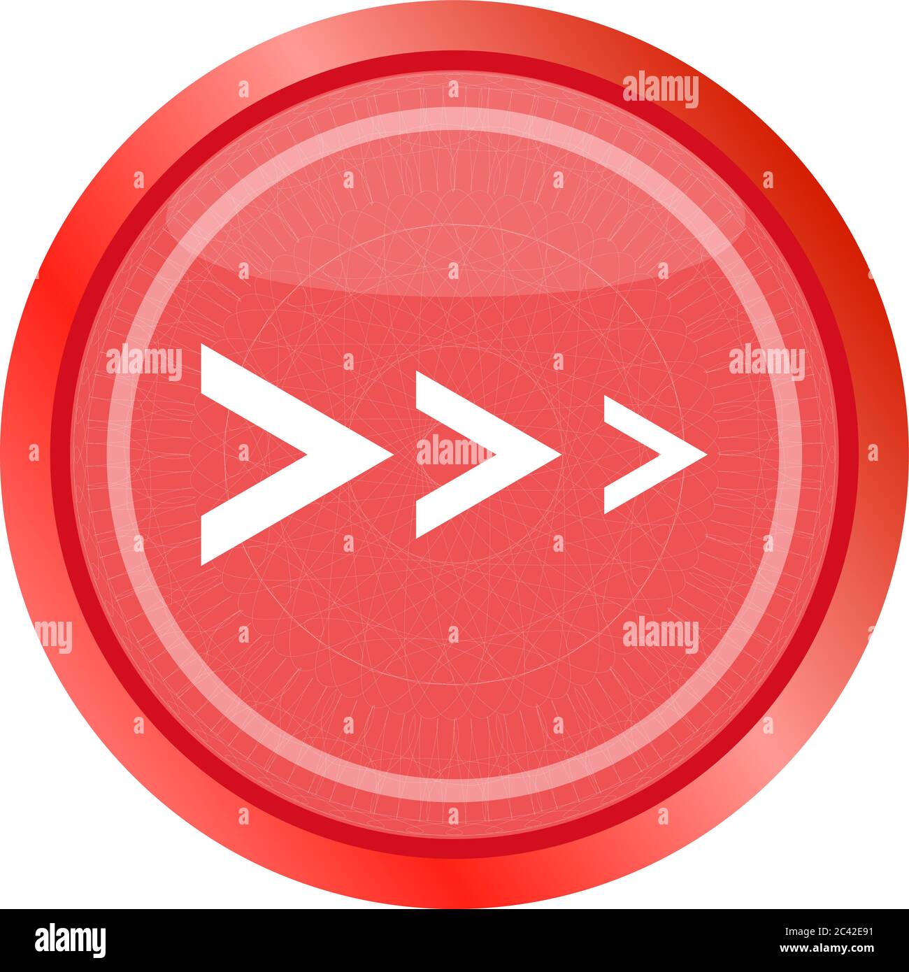 Icône Apps. abstract signe sur le bouton web isolated on white Banque D'Images