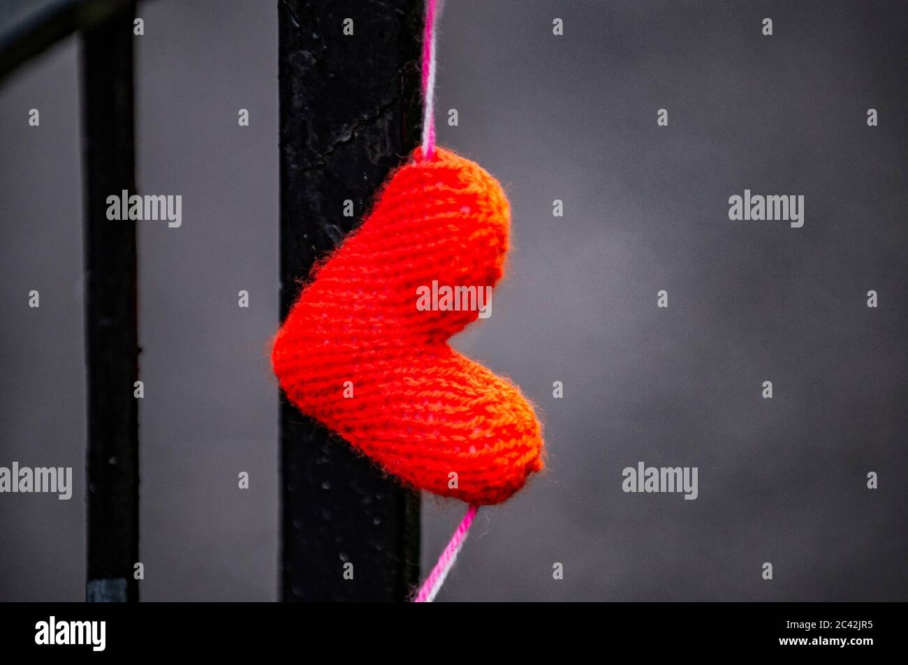 Cœurs de wollen Banque D'Images