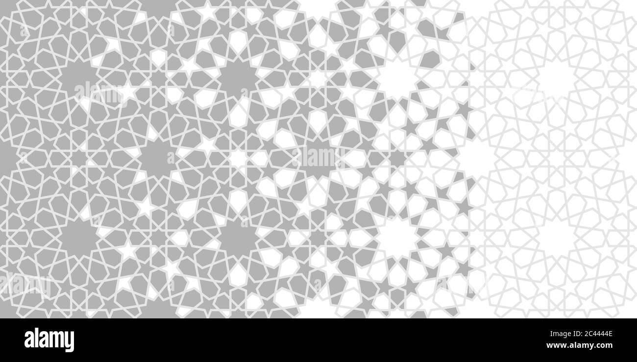Motif vectoriel arabesque marocain. Motif géométrique de style marocain demi-ton avec désintégration de carreaux de couleur Illustration de Vecteur
