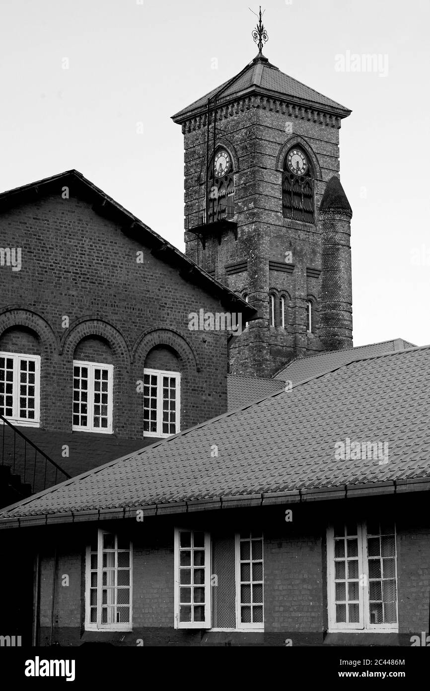 L'image de l'école de Lawence à Lovedale, Coonoor, Tamil Nadu, Inde, Asie Banque D'Images
