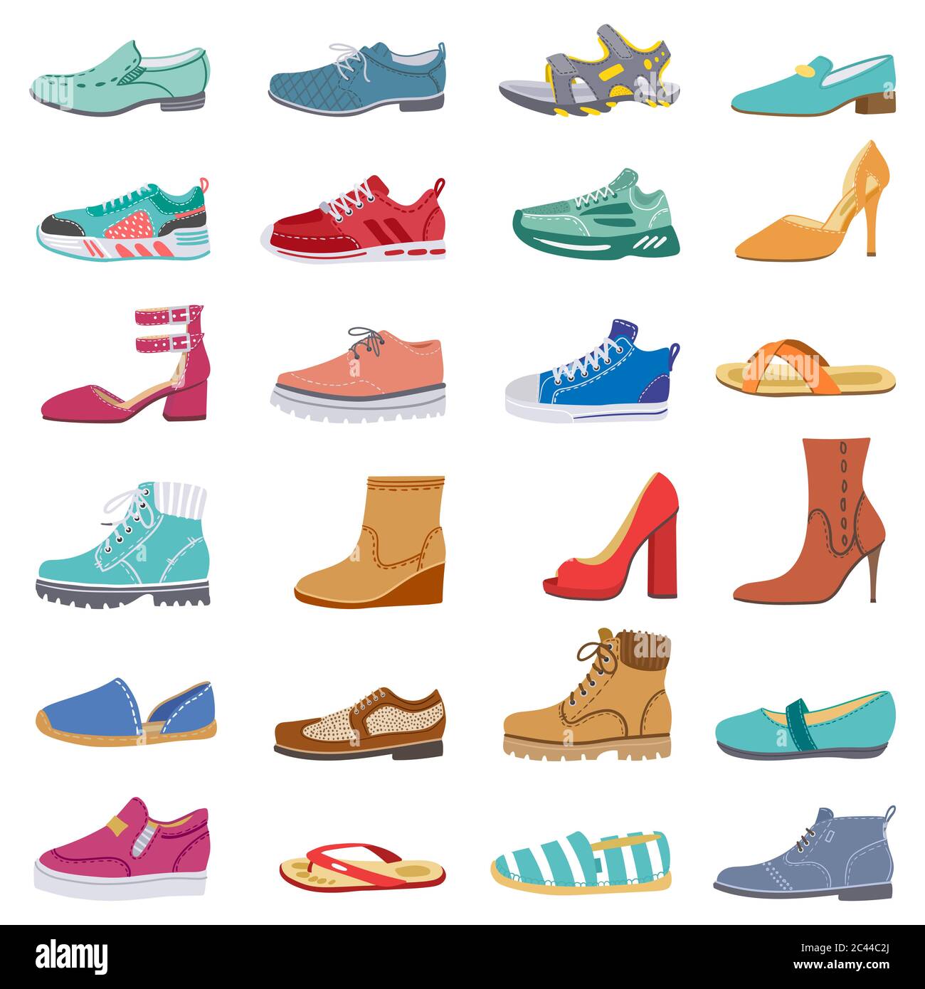 Bottes de semelle plateforme Banque d images vectorielles Alamy