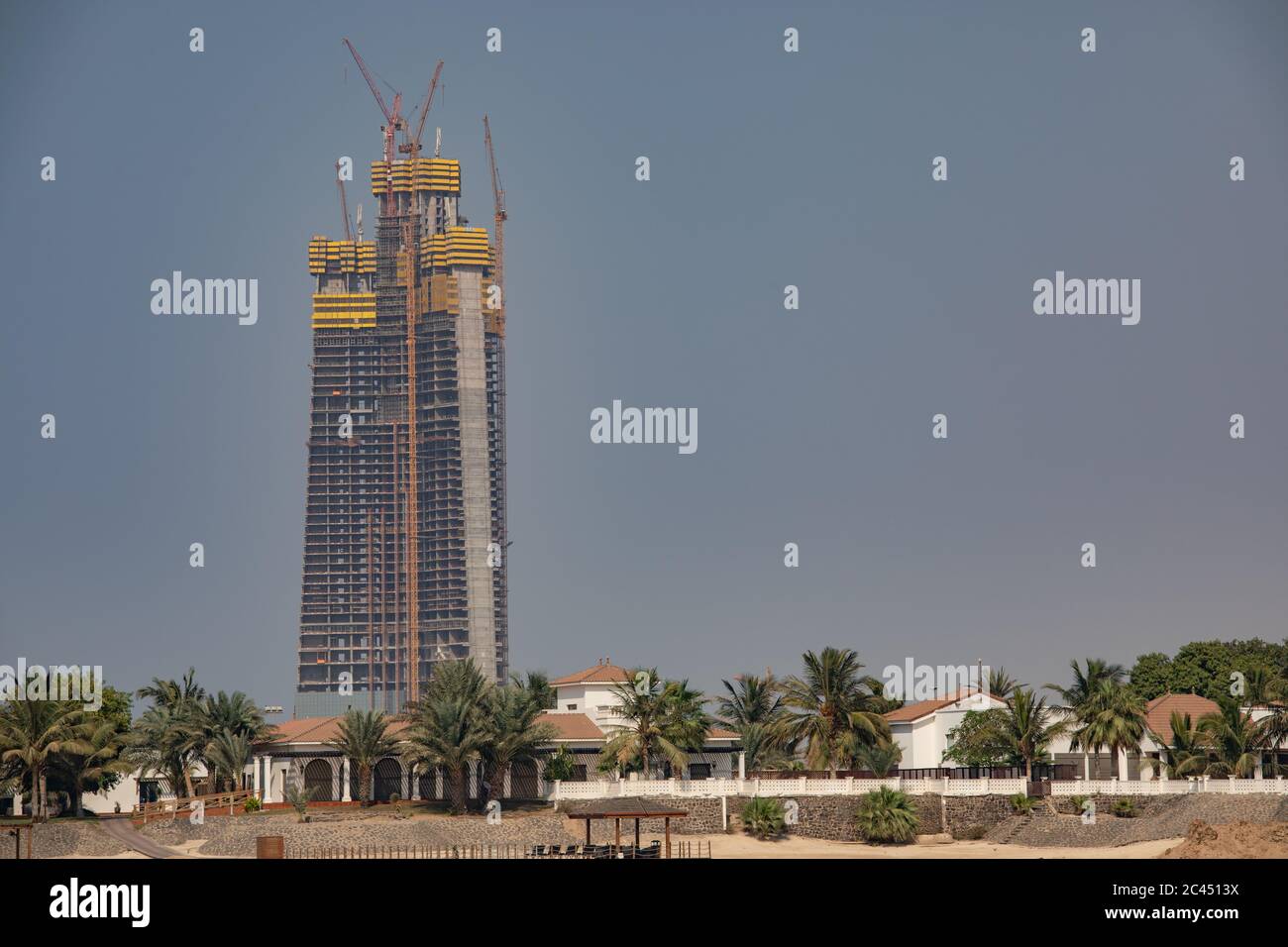 KSA . nouvelle tour . Sous construction Royaume Tour, Djeddah, Arabie Saoudite, Banque D'Images