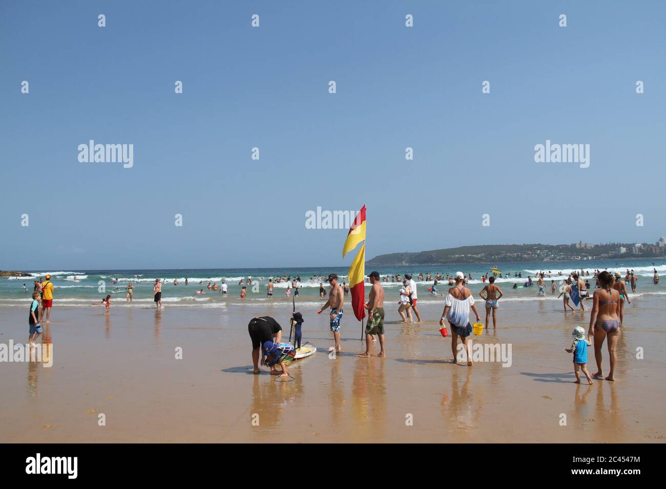 Freshwater Beach sur les plages du nord de Sydney. Banque D'Images