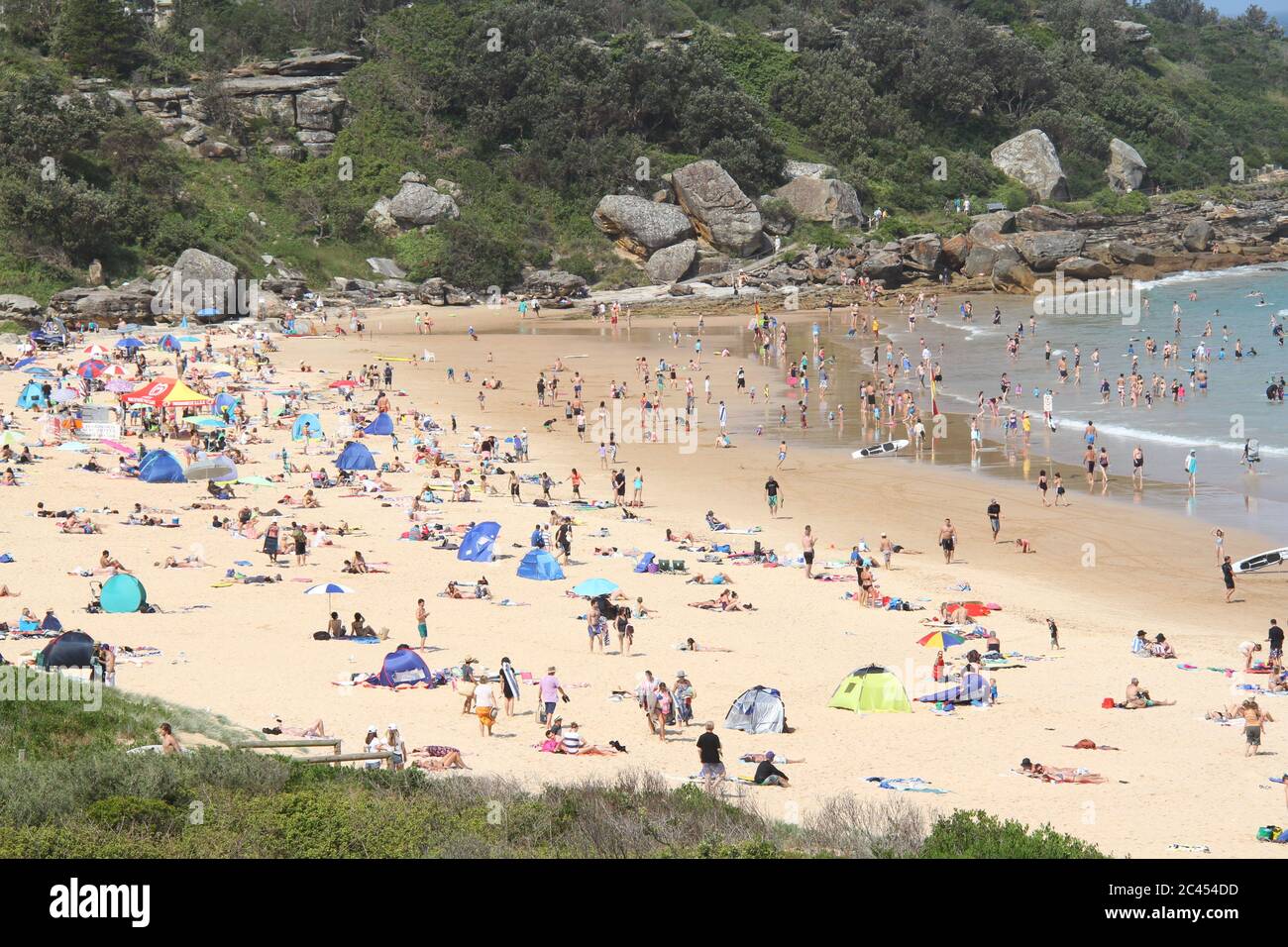 Freshwater Beach sur les plages du nord de Sydney. Banque D'Images