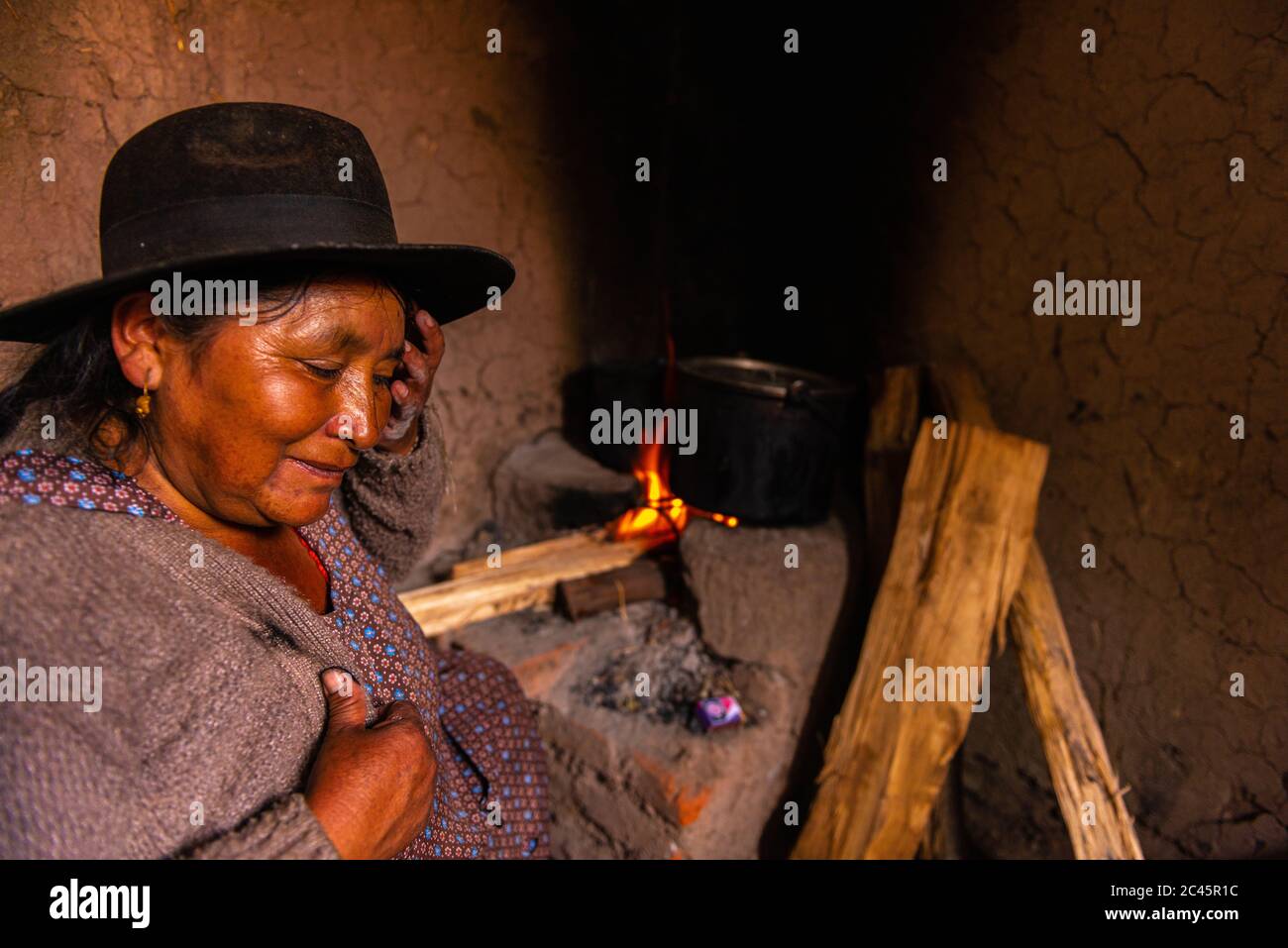 Village de Potolo, Departamento Chuquisaca, Municipio sucre, Bolivie, Amérique latine Banque D'Images