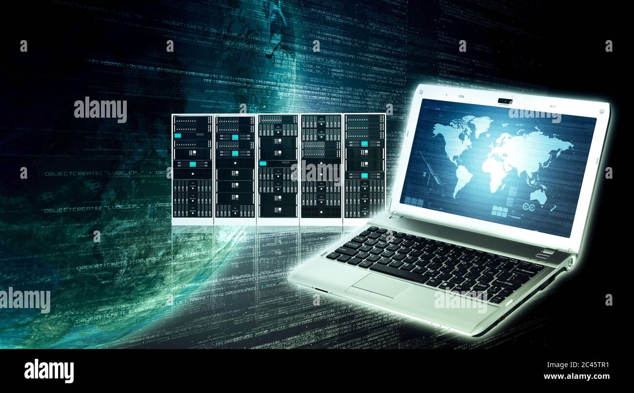 Internet technologie de l'information Banque D'Images
