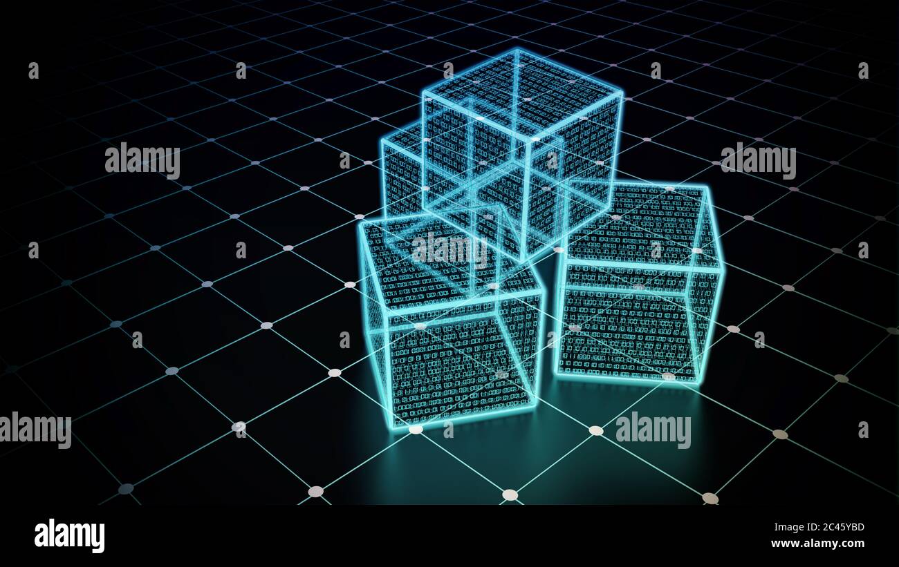 Concept de gestion et de stockage de data warehouse Internet Banque D'Images