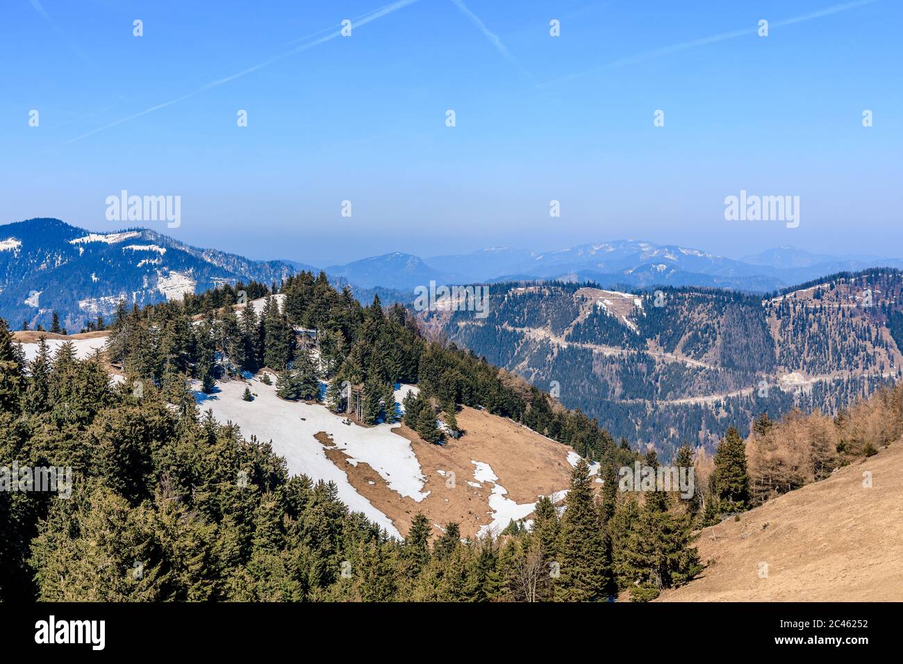 Paysage alpin de Puchberg am Schneeberg Banque D'Images