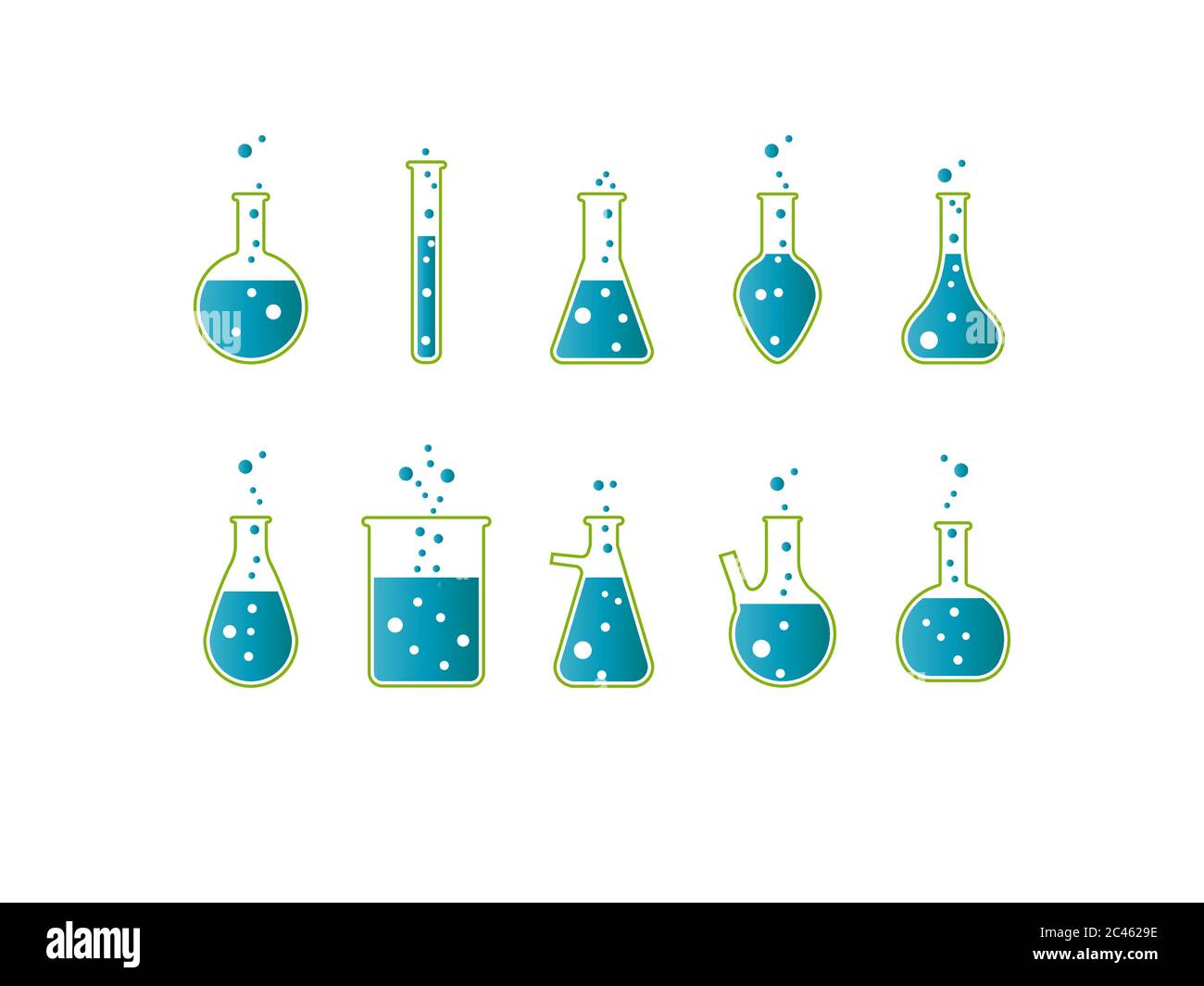 Flacon, icône de laboratoire. Illustration vectorielle, conception plate. Illustration de Vecteur