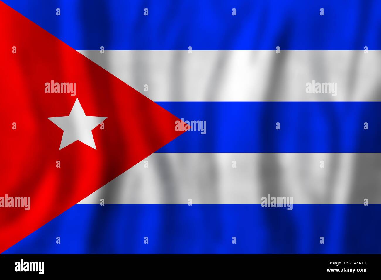 Banderole et drapeau de Cuba l'arrière-plan. Apprendre la langue espagnole  Photo Stock - Alamy