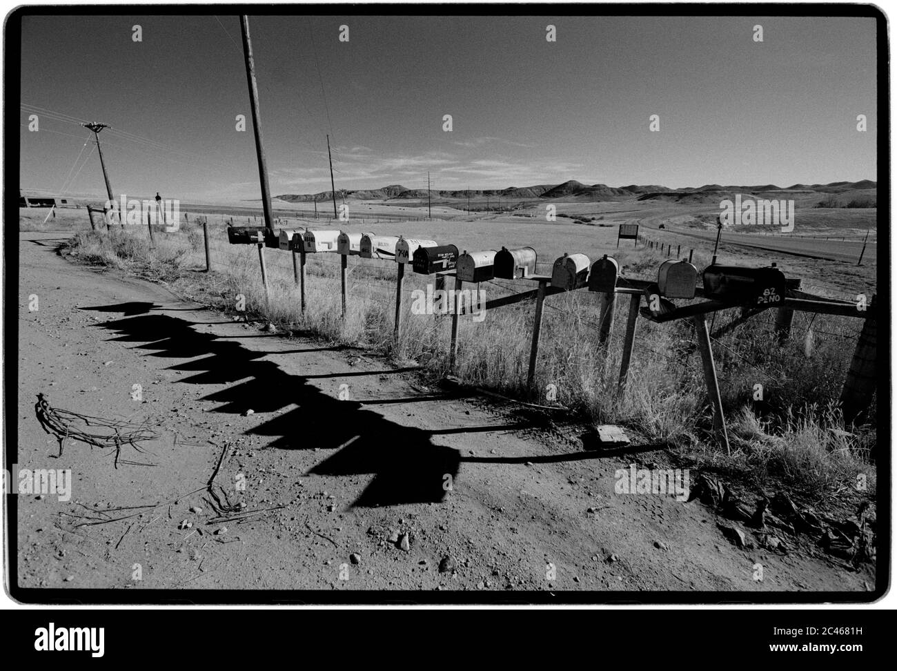 Sheridan Wyoming USA 1988 boîtes postales Banque D'Images