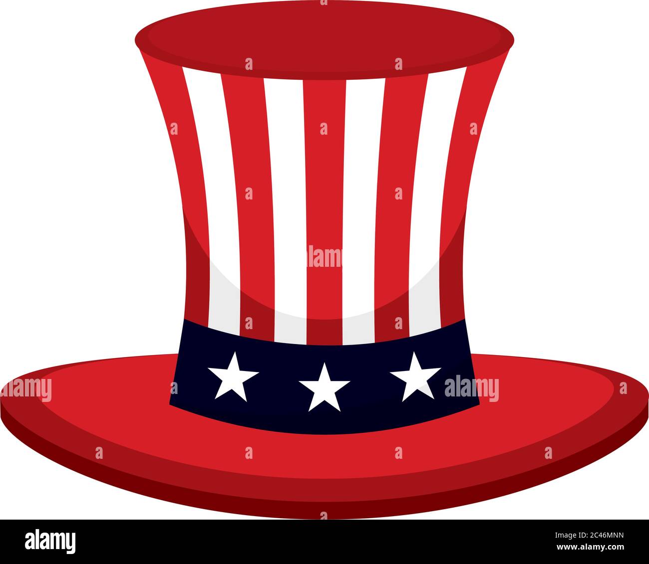 Chapeau américain traditionnel Image Vectorielle Stock - Alamy