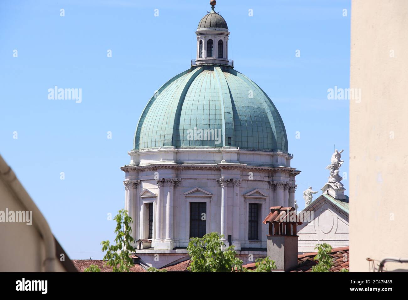 Coupole de la cathédrale de Brescia en Italie du nord Banque D'Images