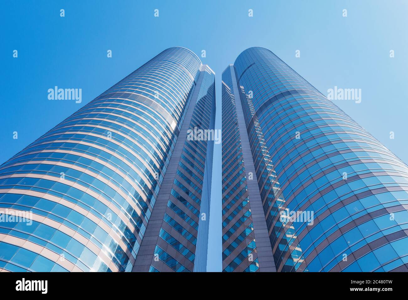 Quartier central, Hong Kong - 13 décembre 2016 : extérieur des immeubles de bureaux. Banque D'Images