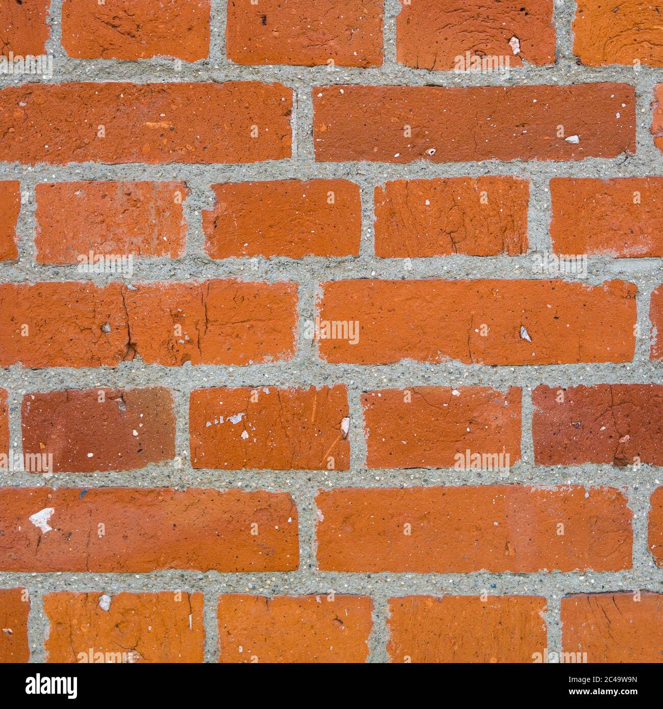 Briqueteries faites main, artisanat. Mur en brique simple et haut de gamme. Banque D'Images