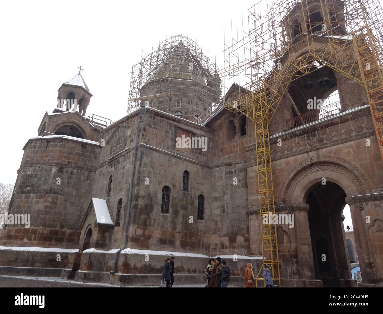 Erevan est un endroit incroyable. La culture arménienne est si accueillante et belle. Belles rues et vieilles maisons. Mère Siège de Saint Etchmiadzin Banque D'Images