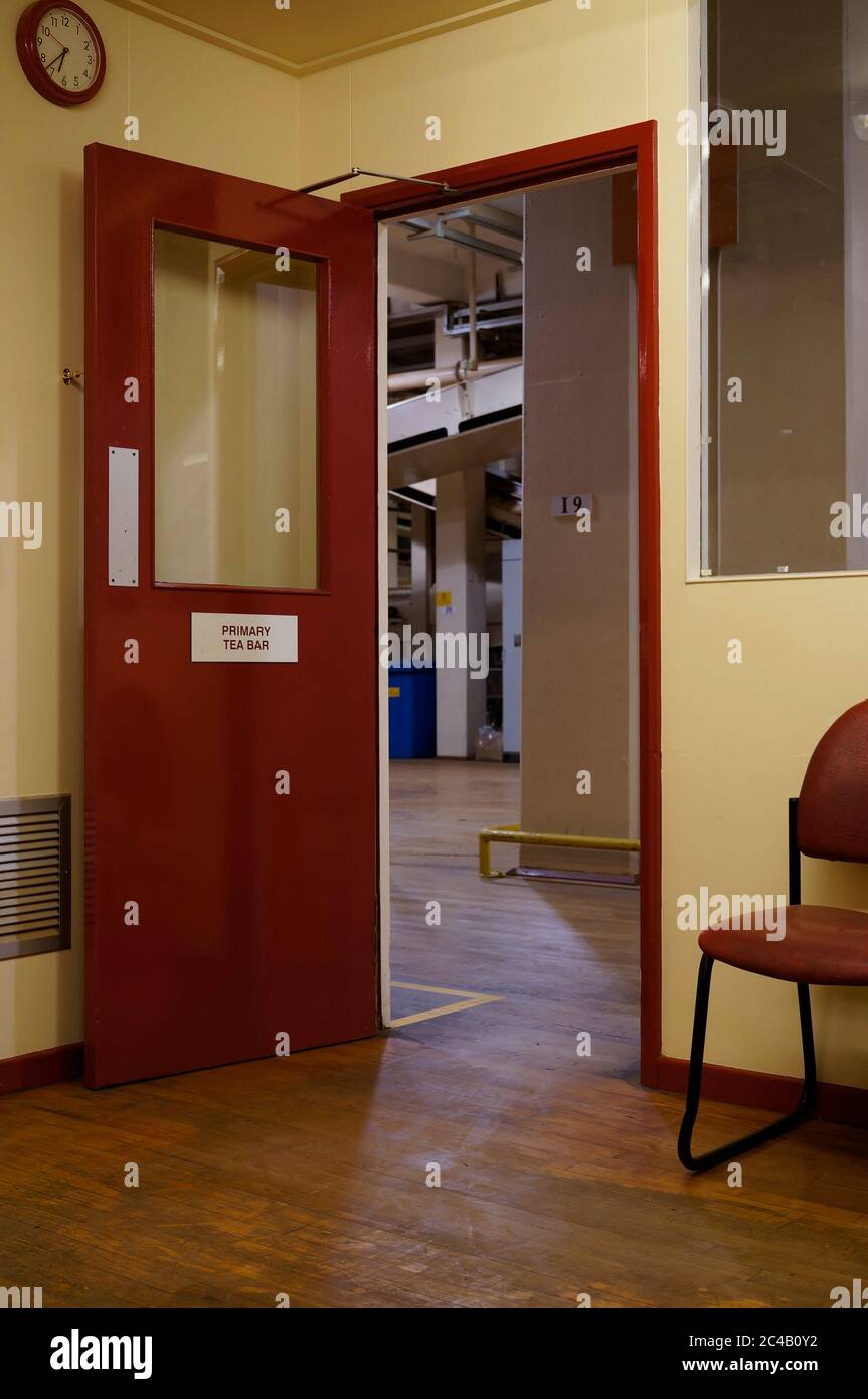 Intérieur du salon de thé de l'usine Banque D'Images