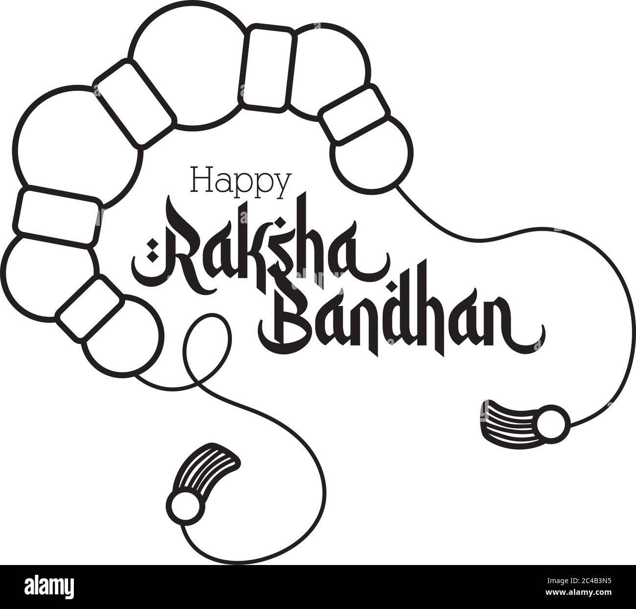 bracelet raksha bandhan avec motif vectoriel de style balle Illustration de Vecteur bracelet raksha bandhan avec motif vectoriel de style balle Illustration de Vecteur