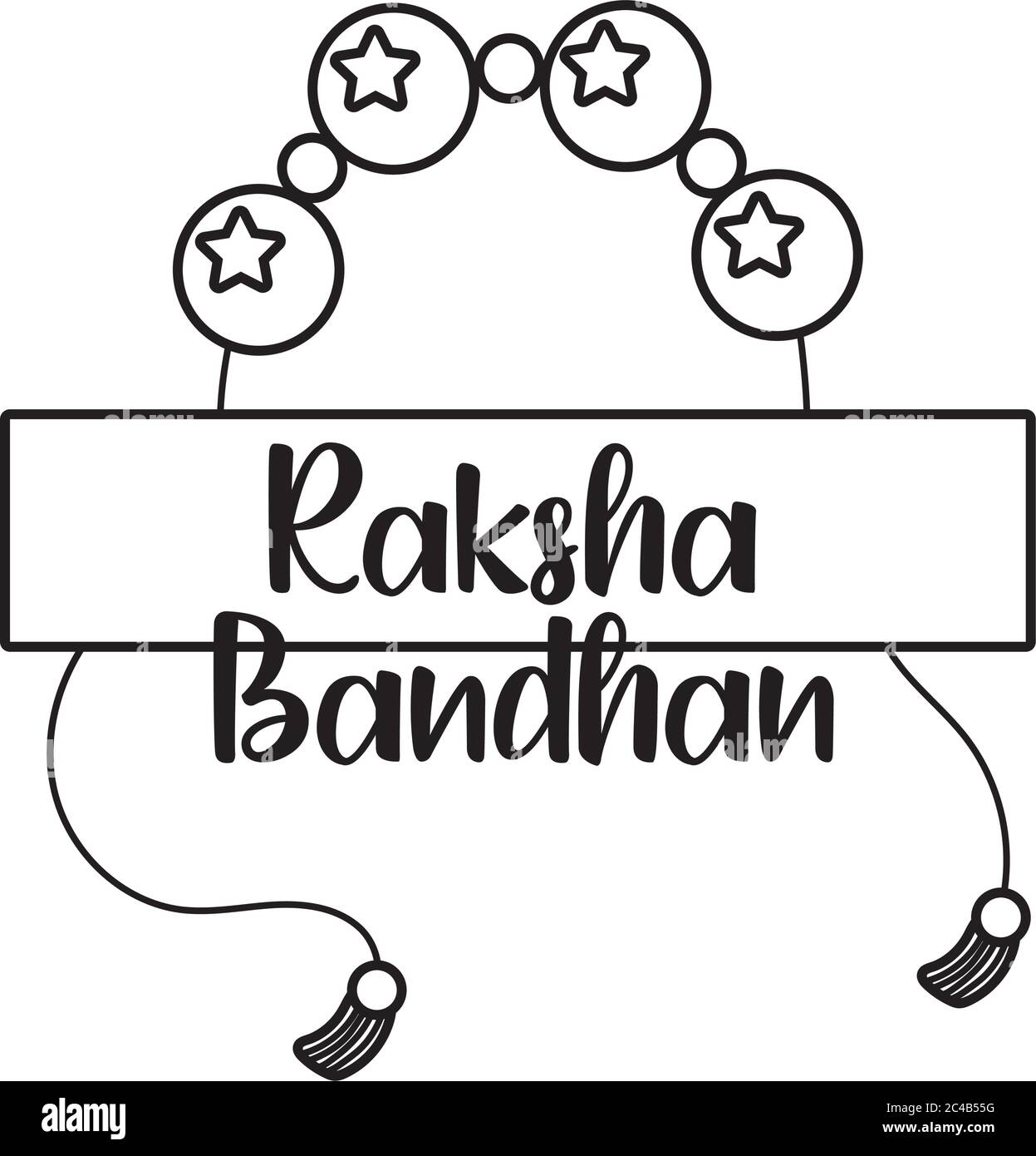 bracelet raksha bandhan avec motif vectoriel de style balle Illustration de Vecteur bracelet raksha bandhan avec motif vectoriel de style balle Illustration de Vecteur