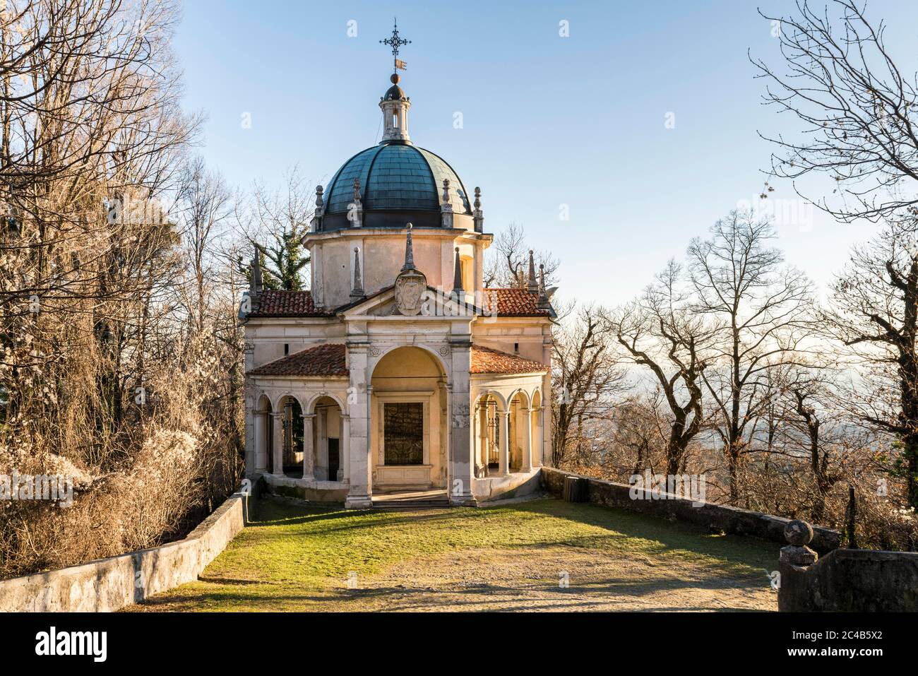 Chapelle IV, Sanctuaire du Mont Sacré de Varèse, baroque, site classé au patrimoine mondial de l'UNESCO, Varèse, Lombardie, Italie Banque D'Images