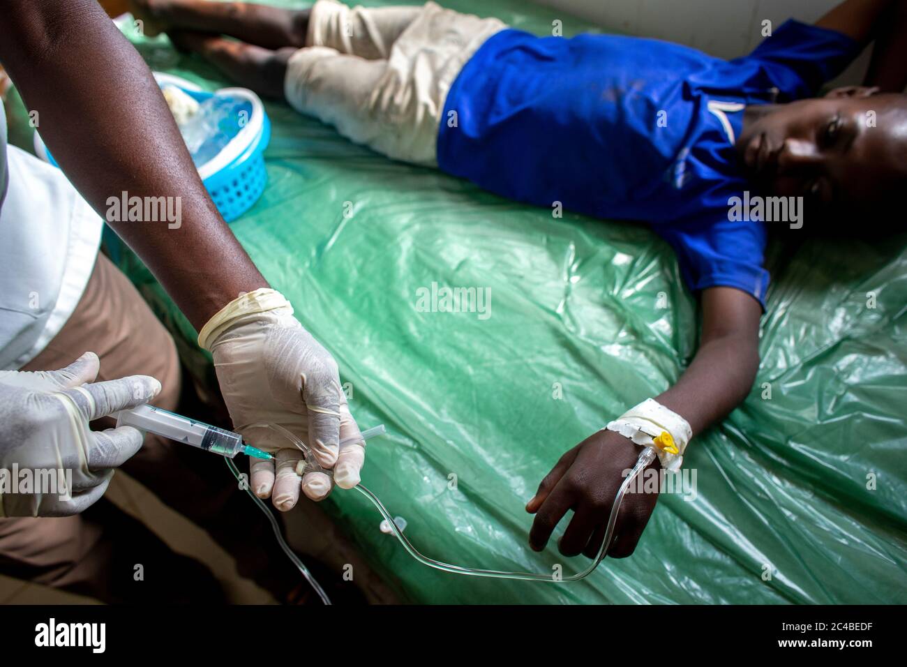 Centre de santé géré par une ong catholique à dapaong, togo Banque D'Images