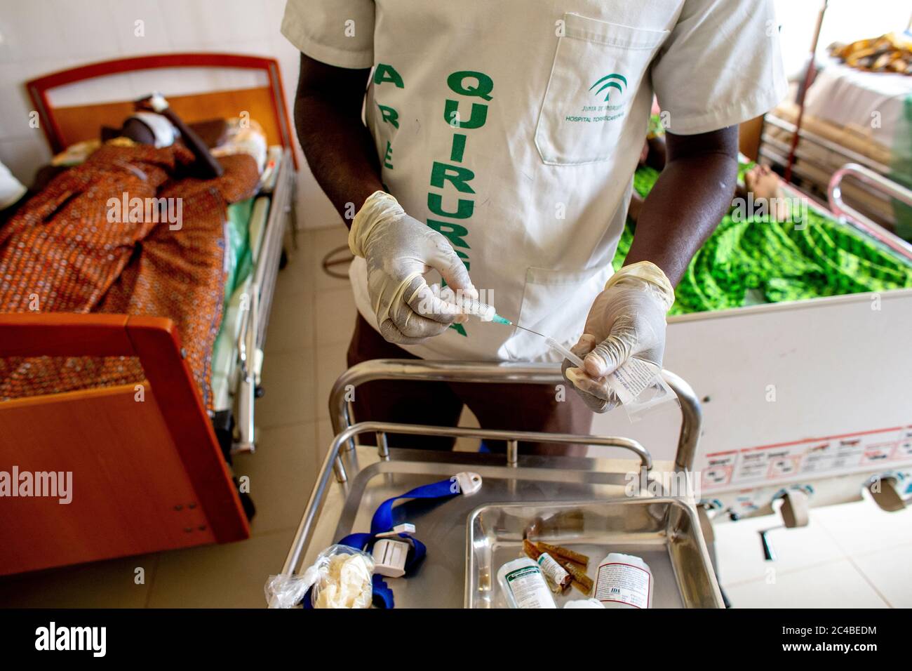 Centre de santé géré par une ong catholique à dapaong, togo Banque D'Images