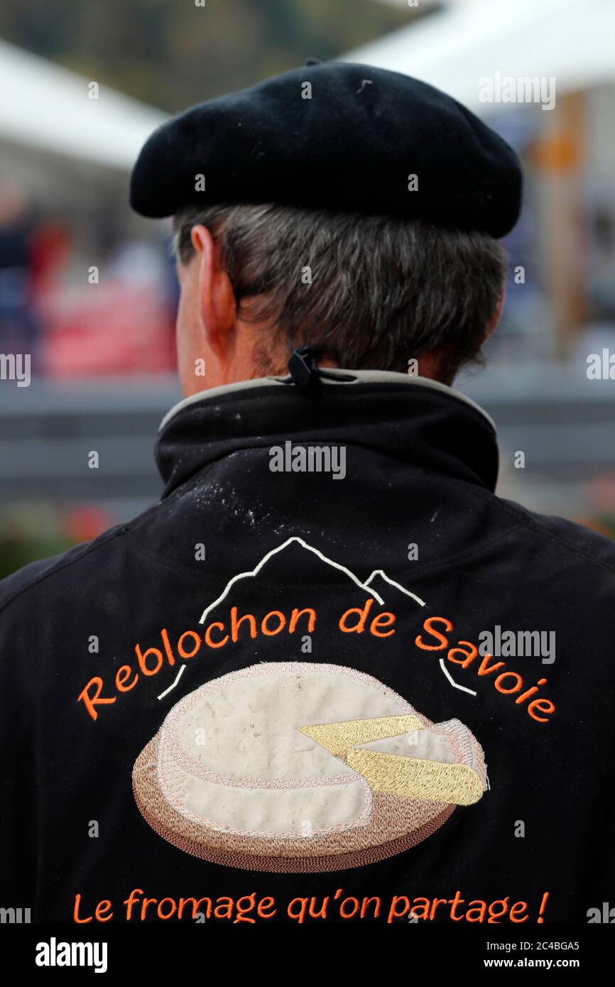 Le salon agricole (comice agricole) de saint-gervais-les-bains Banque D'Images