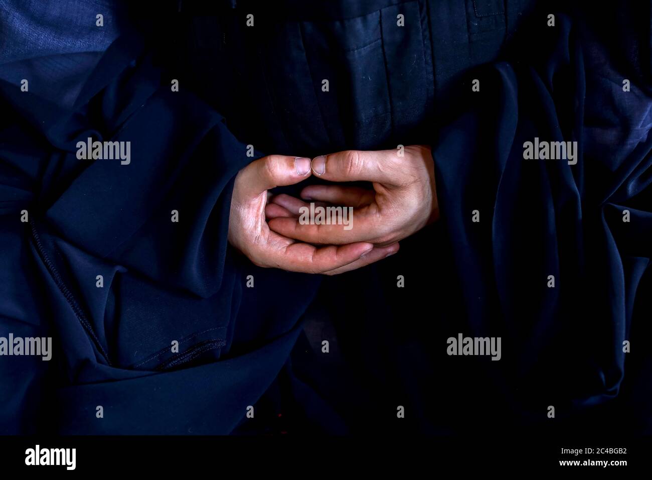 Sesshin Zen (retraite) au maroc Banque D'Images